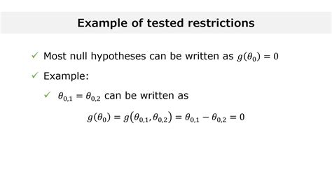 wald test statistics